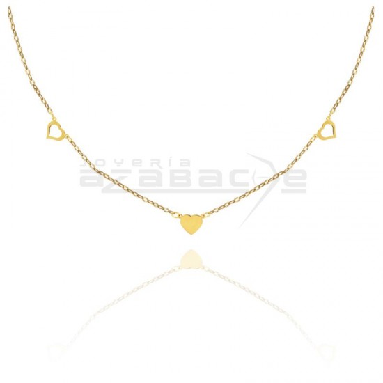 Collar Corazones