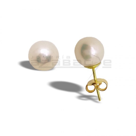 Pendientes Perlas 7.5 mm