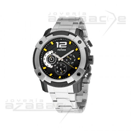 Reloj Crono Negro Amarillo Reloj Crono Negro Amarillo